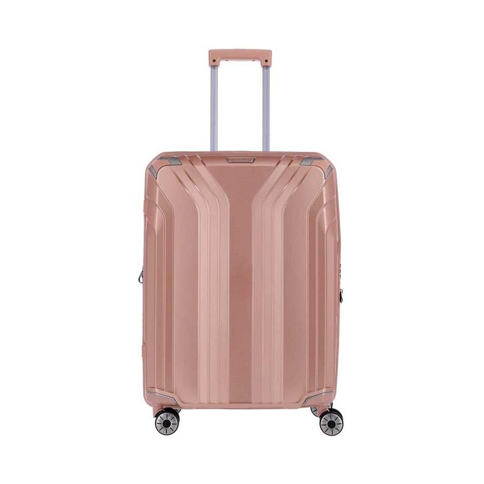 Travelite Elvaa 4W Trolley M Exp. roze | Wennekes.nl