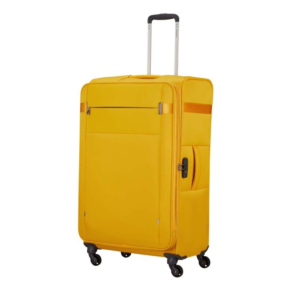 Samsonite Citybeat Spinner 78/29 Exp. geel | Wennekes.nl
