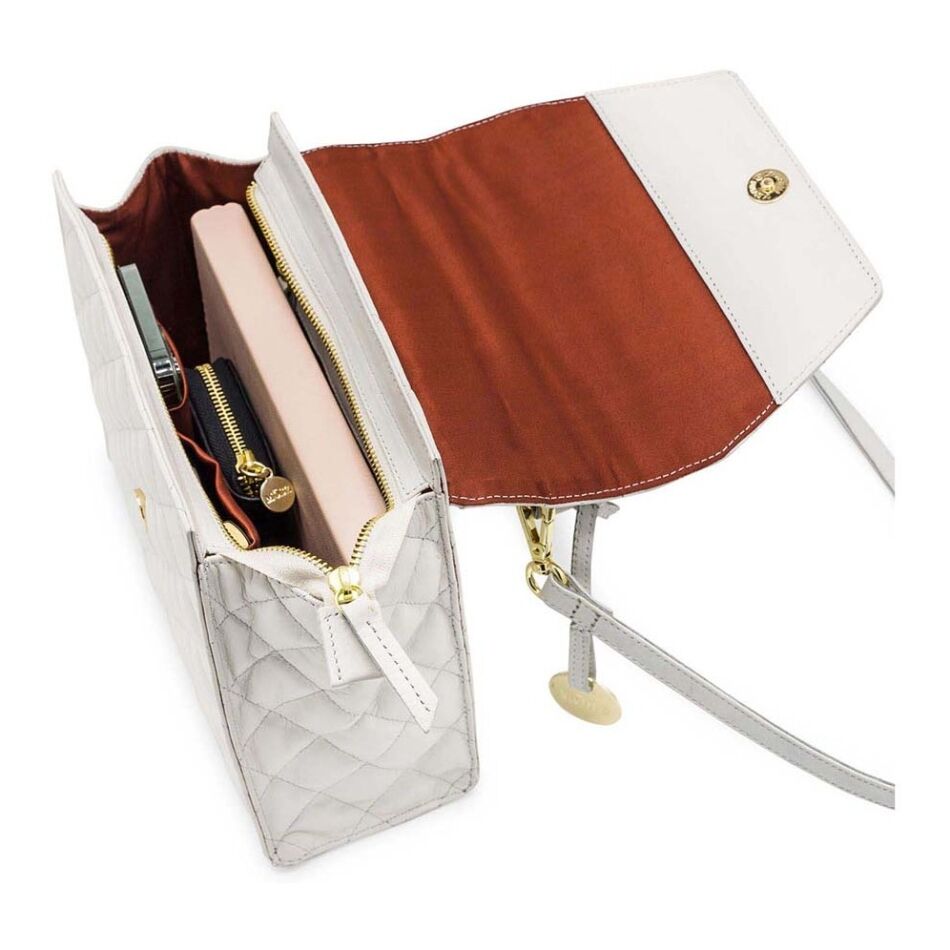 Mosz Phoebe Handbag off-white | Wennekes.nl