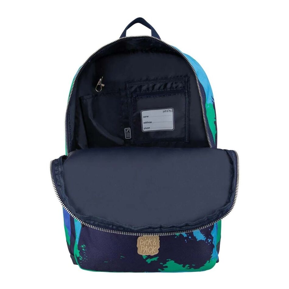 Pick & Pack Faded Camo Backpack L blauw combi | Wennekes.nl