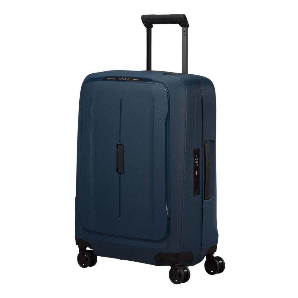 Samsonite Essens Spinner 55cm Expandable Zip blauw | Wennekes.nl