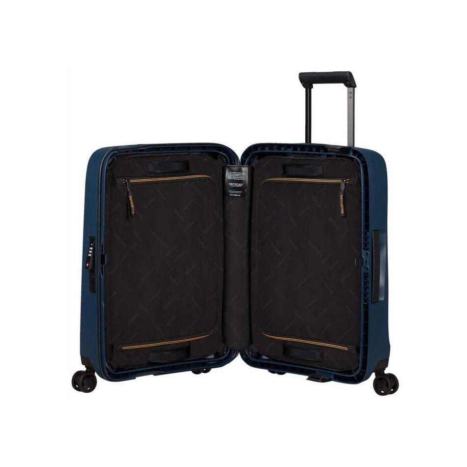 Samsonite Essens Spinner 55cm Expandable Zip blauw | Wennekes.nl