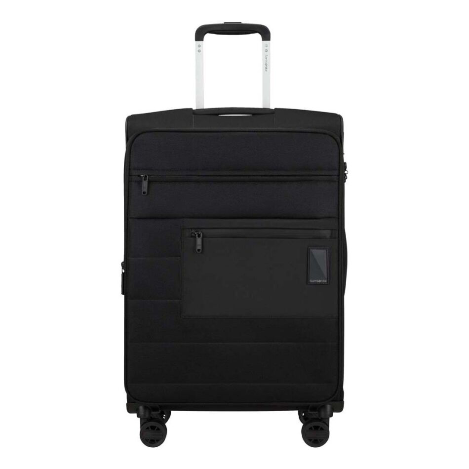 Samsonite Vaycay Spinner 66cm. Exp. zwart | Wennekes.nl