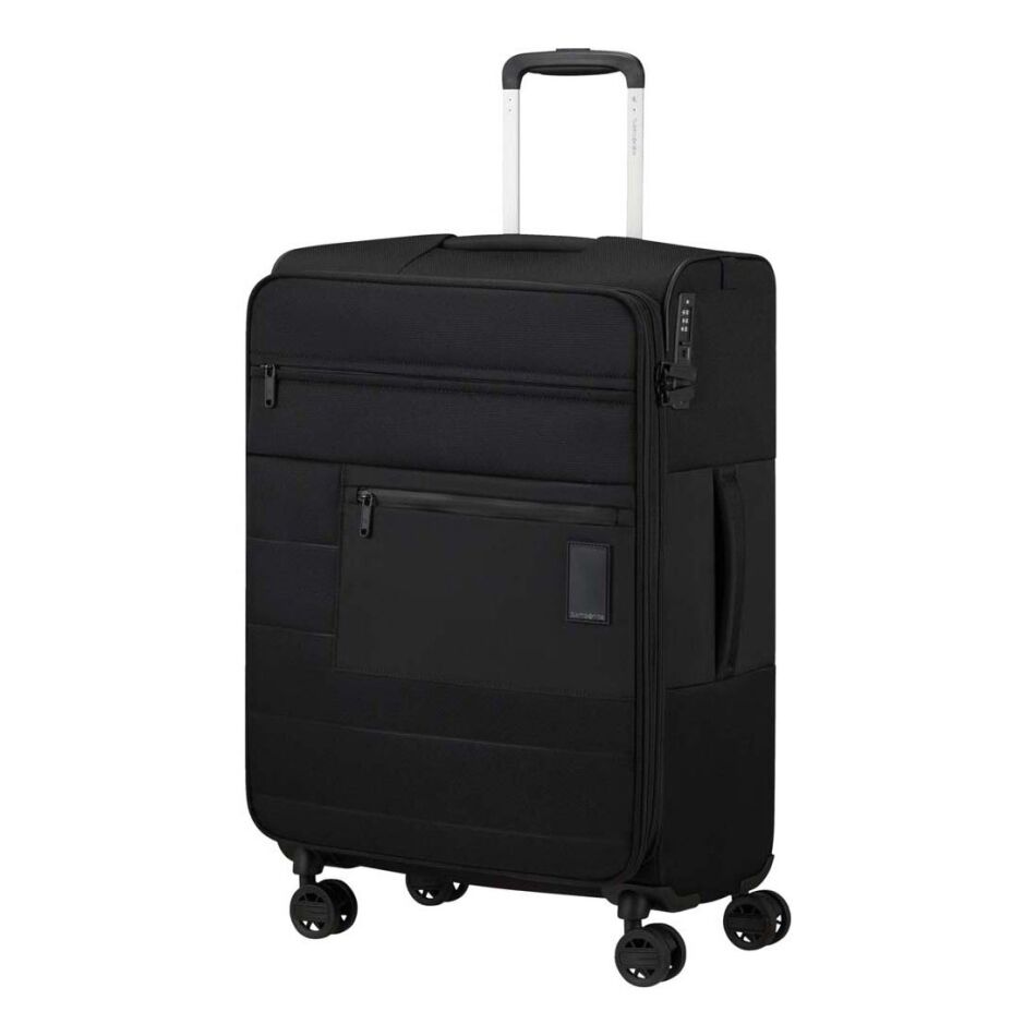 Samsonite Vaycay Spinner 66cm. Exp. zwart | Wennekes.nl