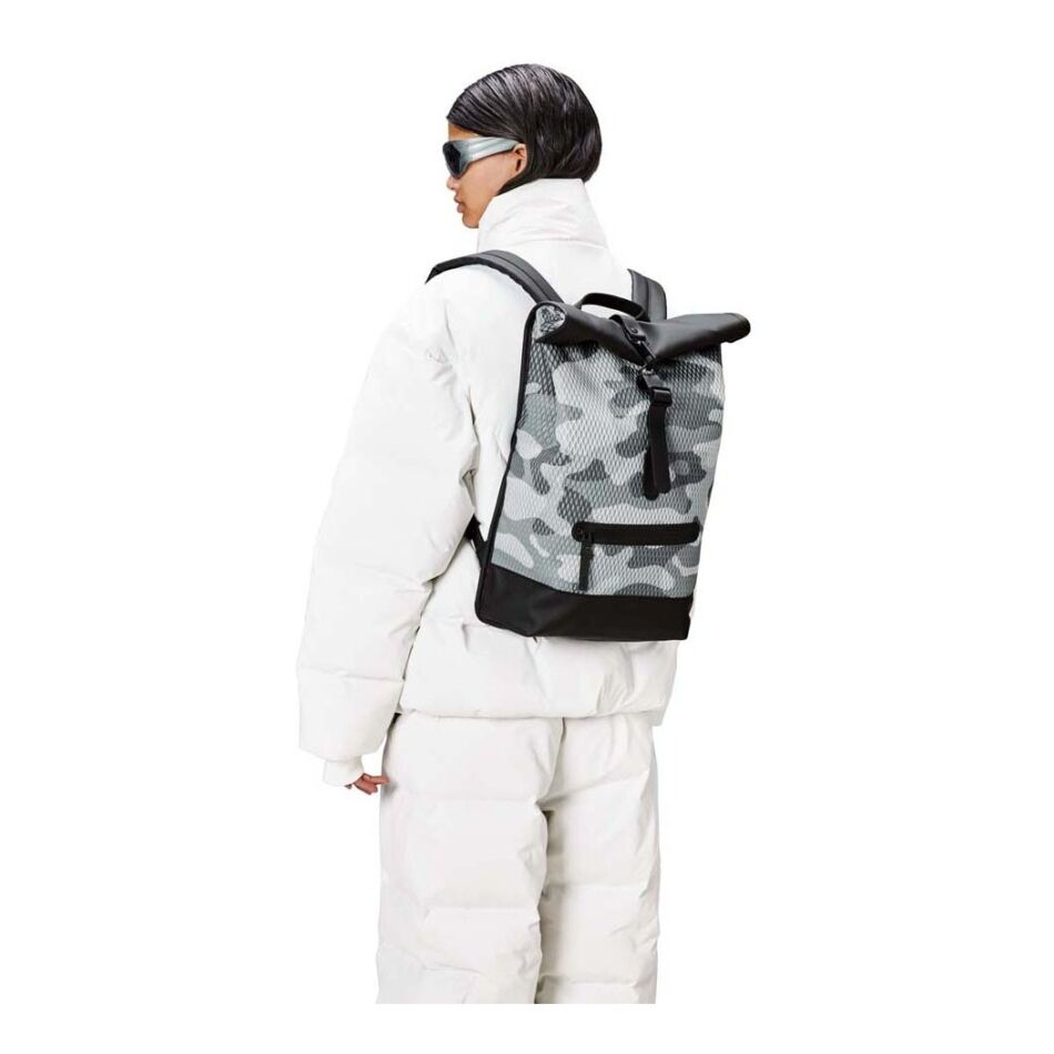 Rains Rolltop Rucksack Mesh W3 Camo | Wennekes