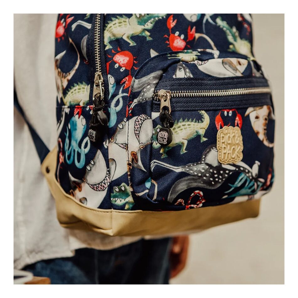Pick & Pack Mix Animal Backpack S Navy | Wennekes