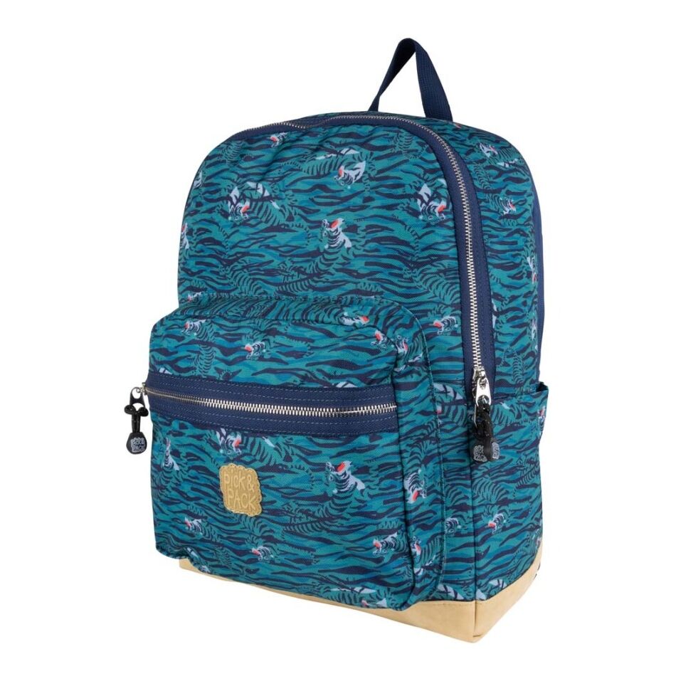 Pick & Pack Tiger Skin Backpack L Dusty Green | Wennekes