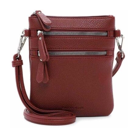 Emily & Noah Emma Handtas Klein Dubbele Rits Rood Emily & Noah Emma Handtas Klein Dubbele Rits Rood