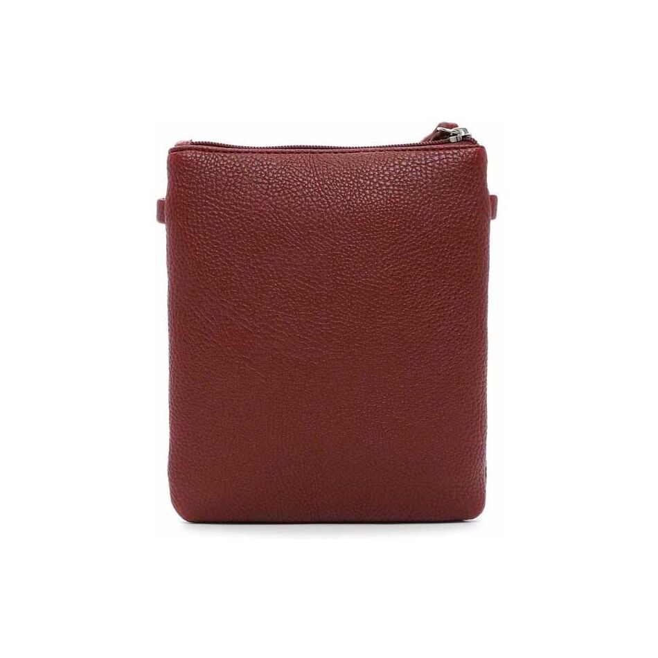 Emily & Noah Emma Handtas Klein Dubbele Rits Darkred | Wennekes