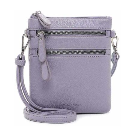 Emily & Noah Emma Handtas Klein Dubbele Rits Lila Emily & Noah Emma Handtas Klein Dubbele Rits Lila