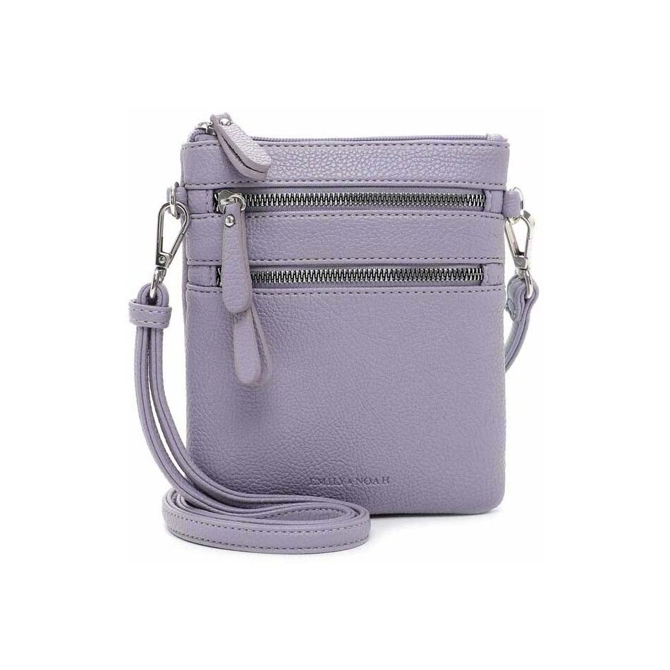 Emily & Noah Emma Handtas Klein Dubbele Rits Lilac | Wennekes