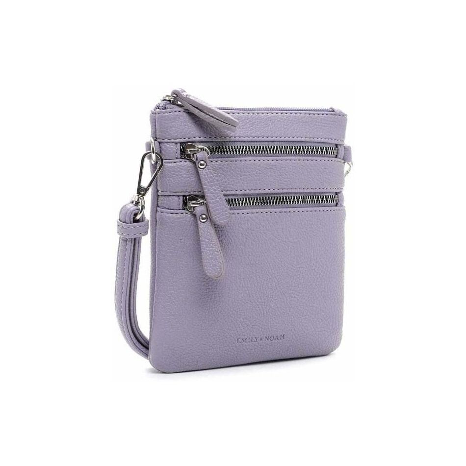 Emily & Noah Emma Handtas Klein Dubbele Rits Lilac | Wennekes