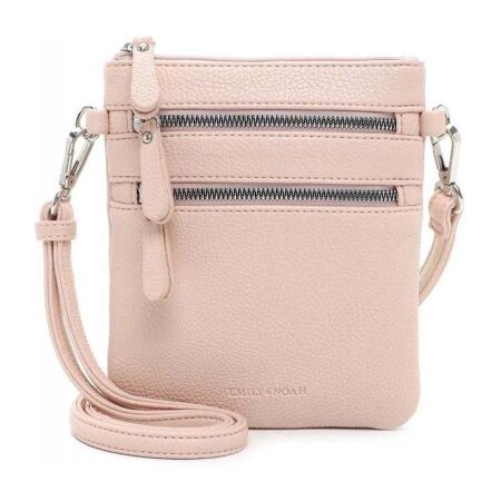 Emily & Noah Emma Handtas Klein Dubbele Rits Pale Pink Emily & Noah Emma Handtas Klein Dubbele Rits Pale Pink