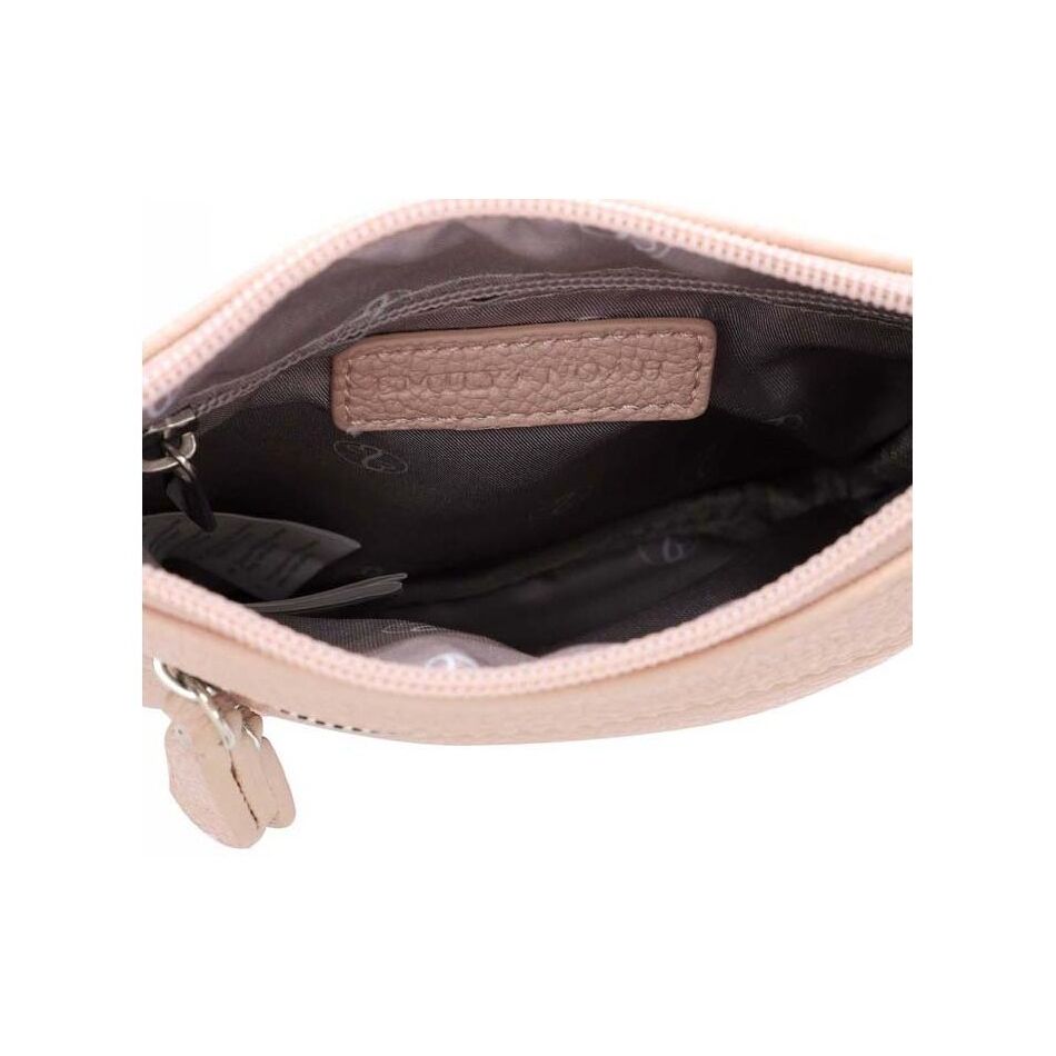 Emily & Noah Emma Handtas Klein Dubbele Rits Darknude | Wennekes