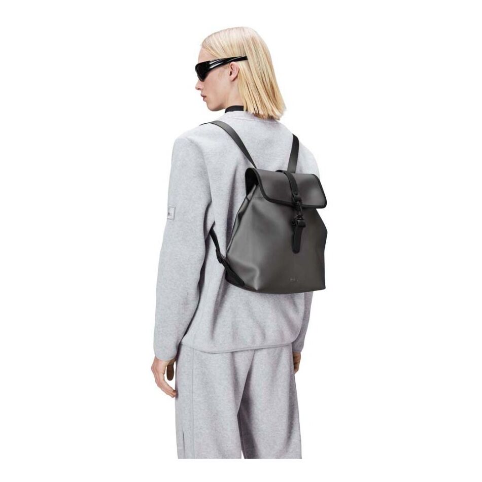 Rains Bucket Backpack W3 Metallic Grey | Wennekes