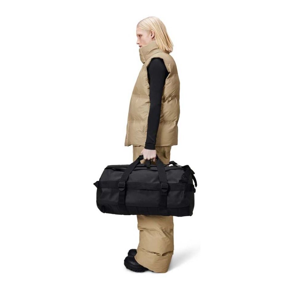 Rains Texel Duffle Bag W3 Black | Wennekes