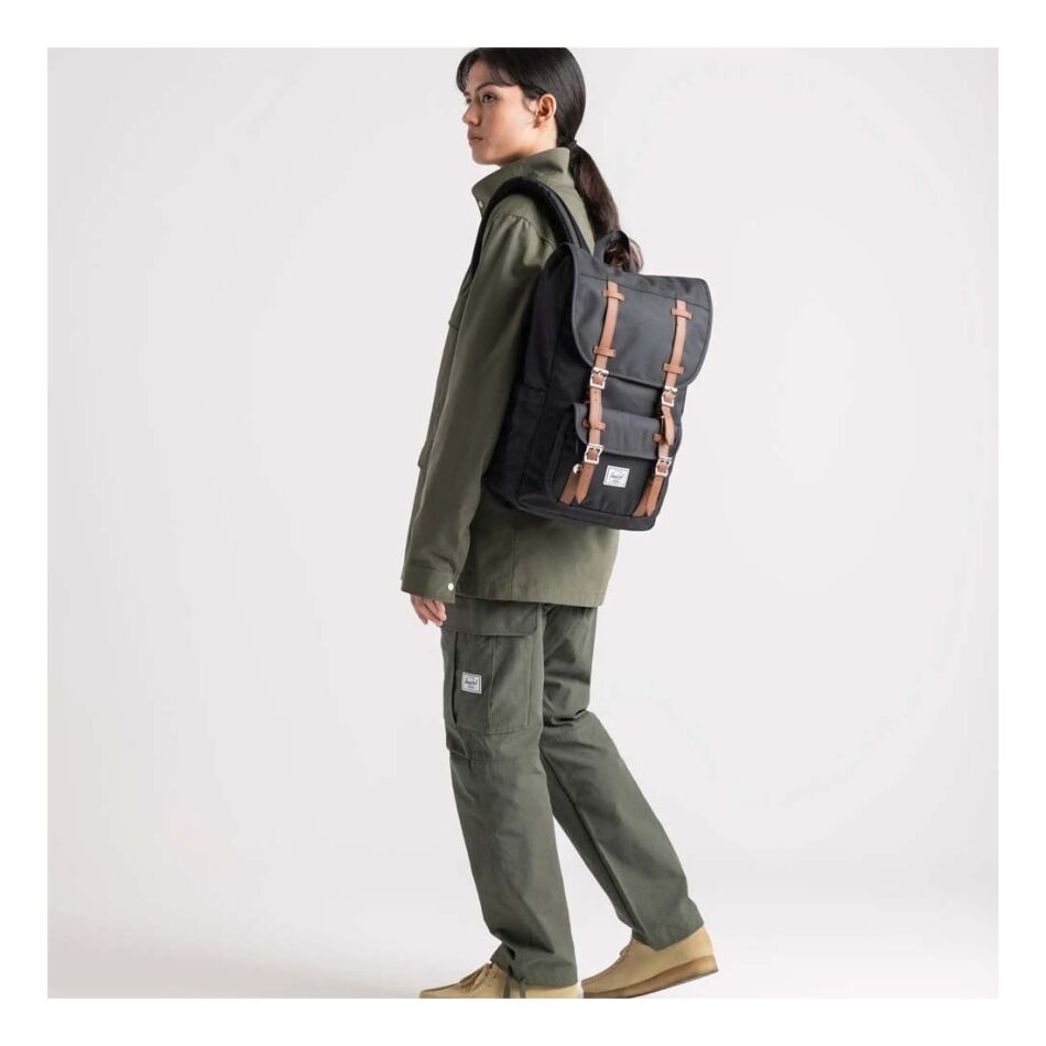 Herschel Little America Mid-Volume Gargoyle Taupe | Wennekes