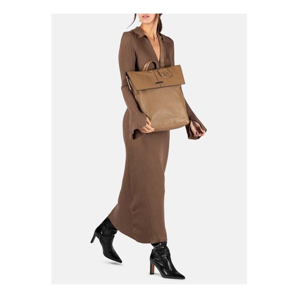 Burkely Mystic Maeve Backpack Crossover Taupe | Wennekes