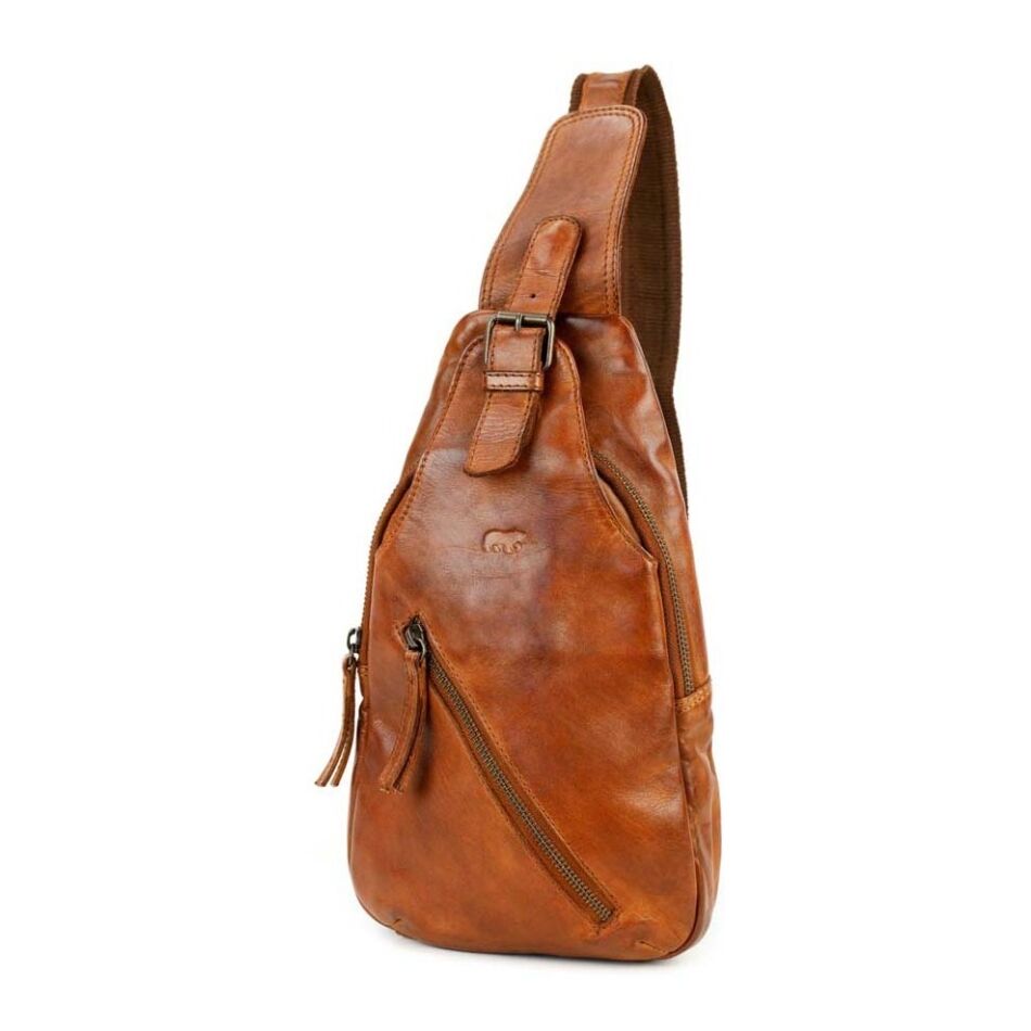 Bear Design Crossbody tas Daley Cognac | Wennekes