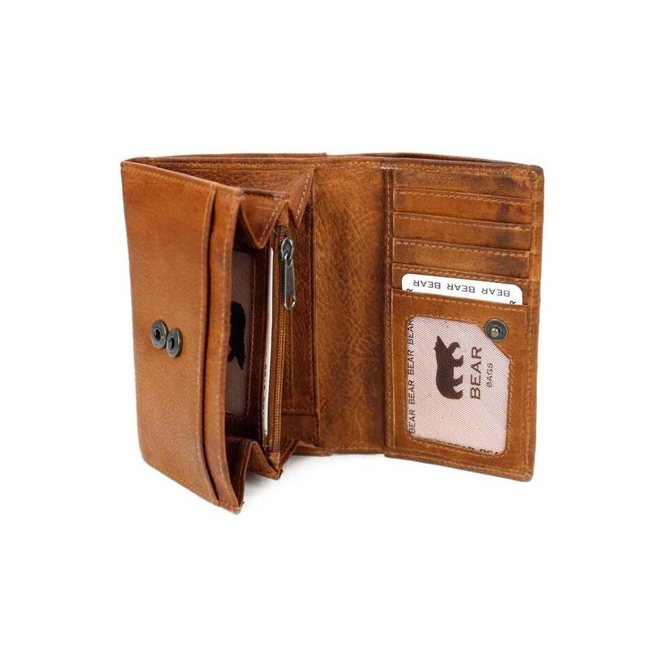 Bear Design Overslagportemonnee Sweety Cognac | Wennekes