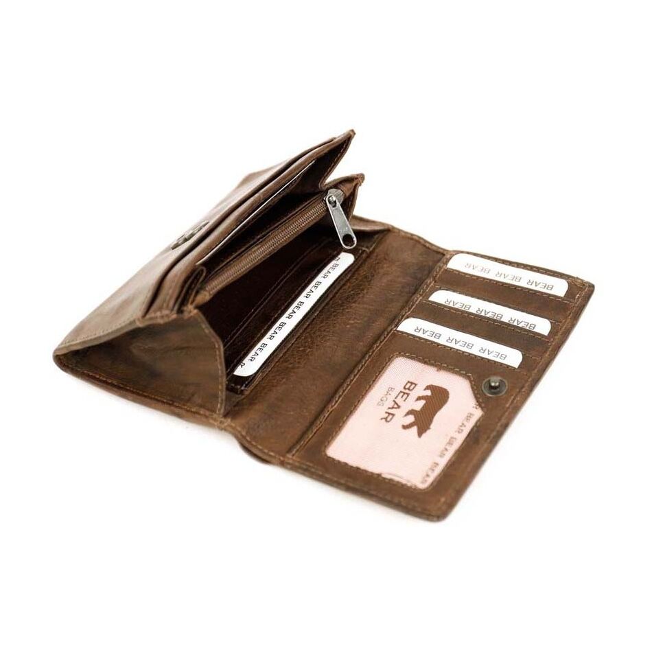 Bear Design Overslagportemonnee Sweety Brown | Wennekes