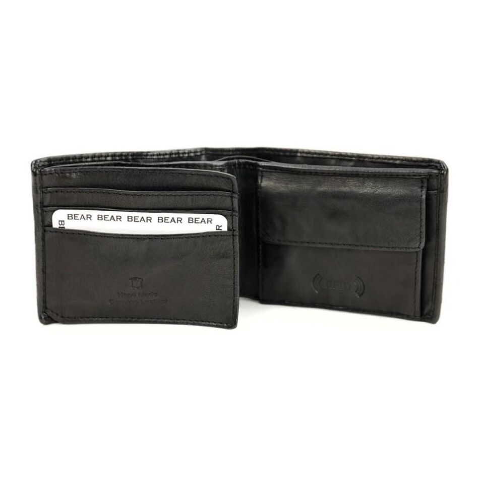 Bear Design Billfold Lucas Black | Wennekes