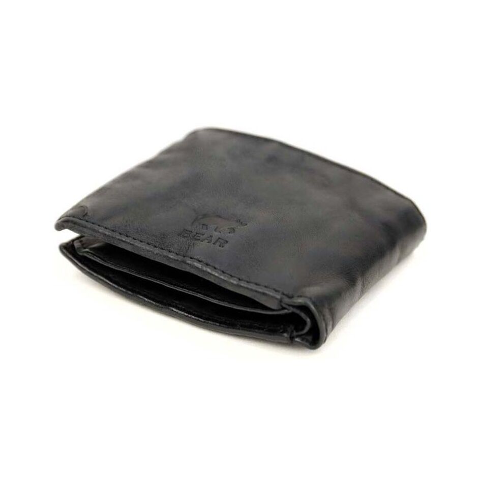 Bear Design Billfold Lucas Black | Wennekes