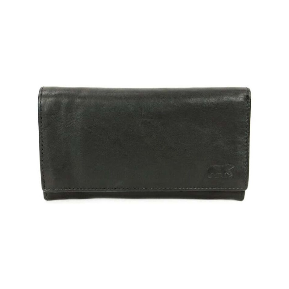 Bear Design Overslagportemonnee Sweety XL Black | Wennekes