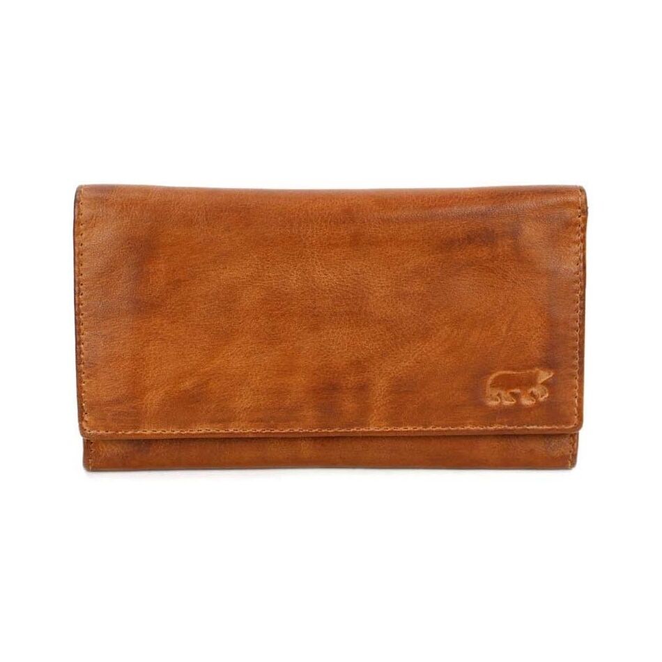 Bear Design Overslagportemonnee Sweety XL Cognac | Wennekes