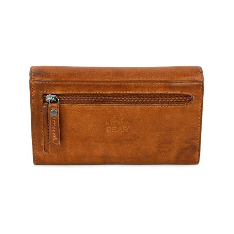 Bear Design Overslagportemonnee Sweety XL Cognac | Wennekes