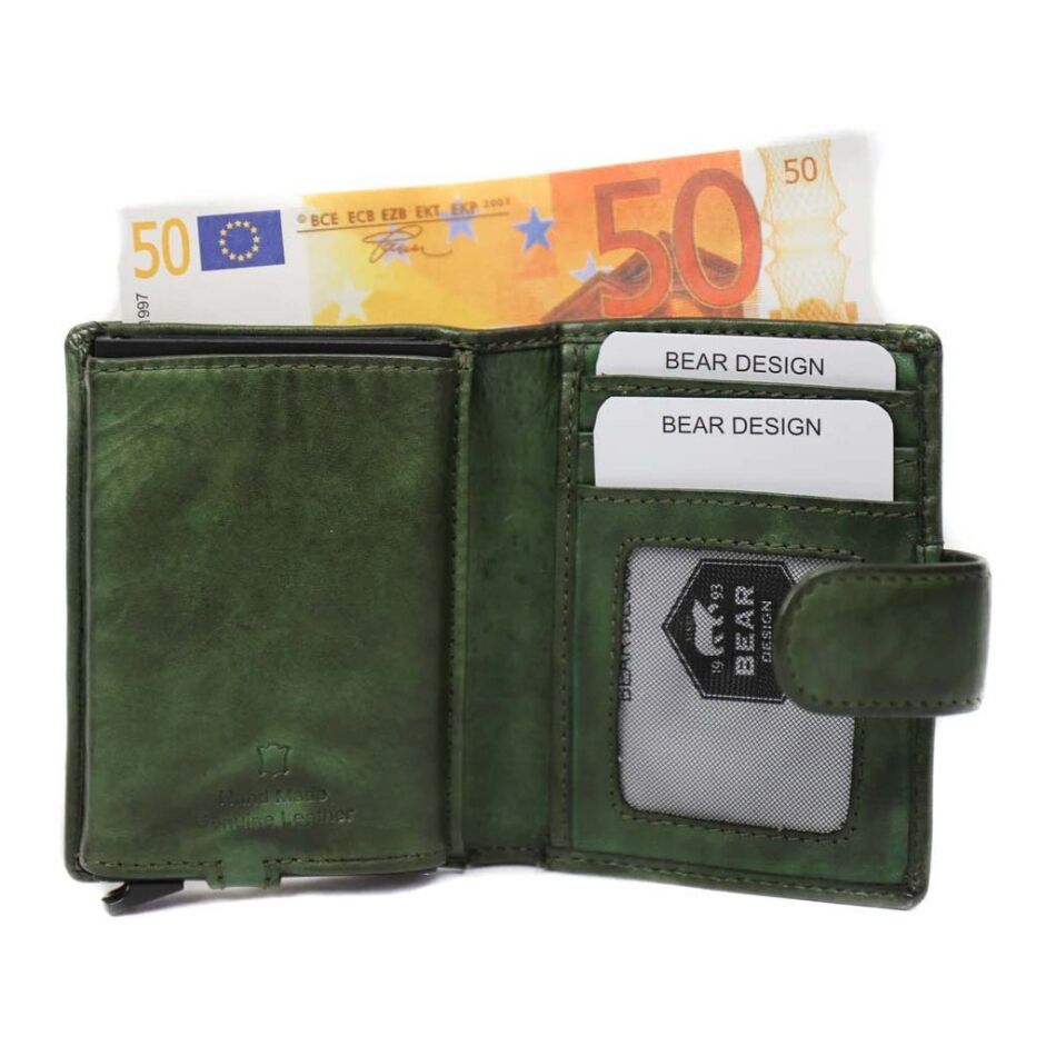 Bear Design Pasjeshouder Pip Green | Wennekes