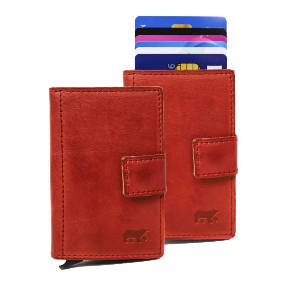 Bear Design Pasjeshouder Pip Rood | Wennekes