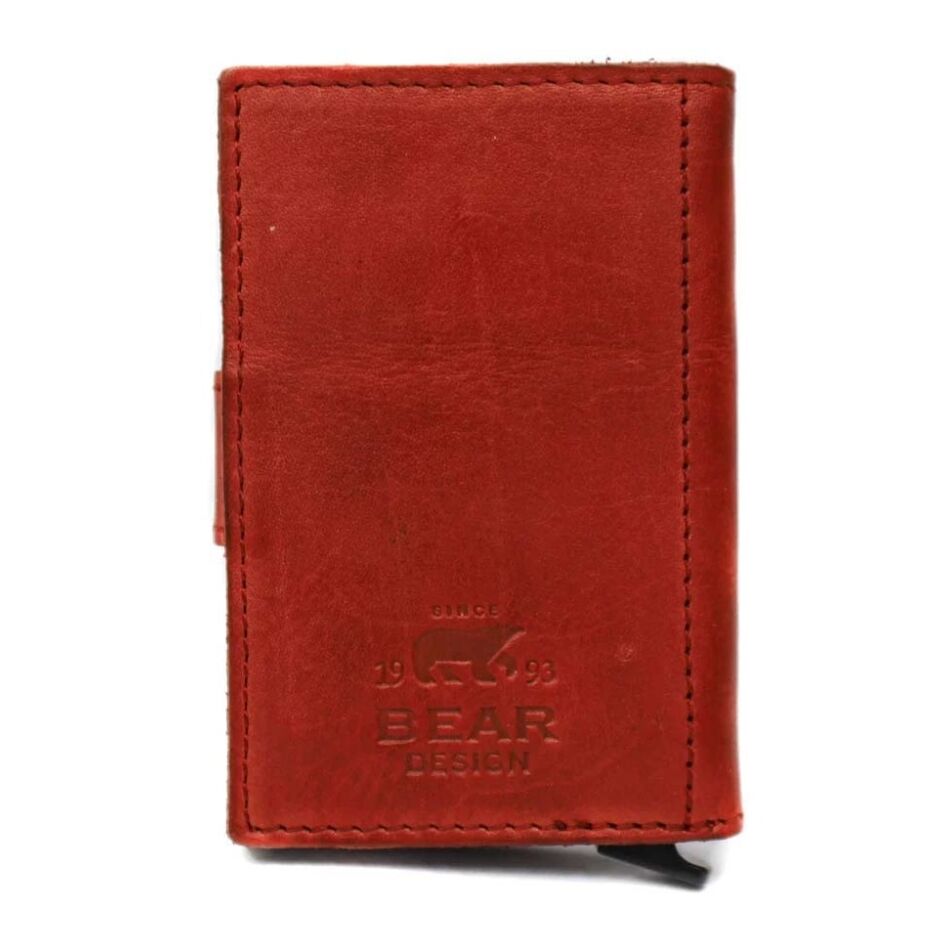 Bear Design Pasjeshouder Pip Rood | Wennekes