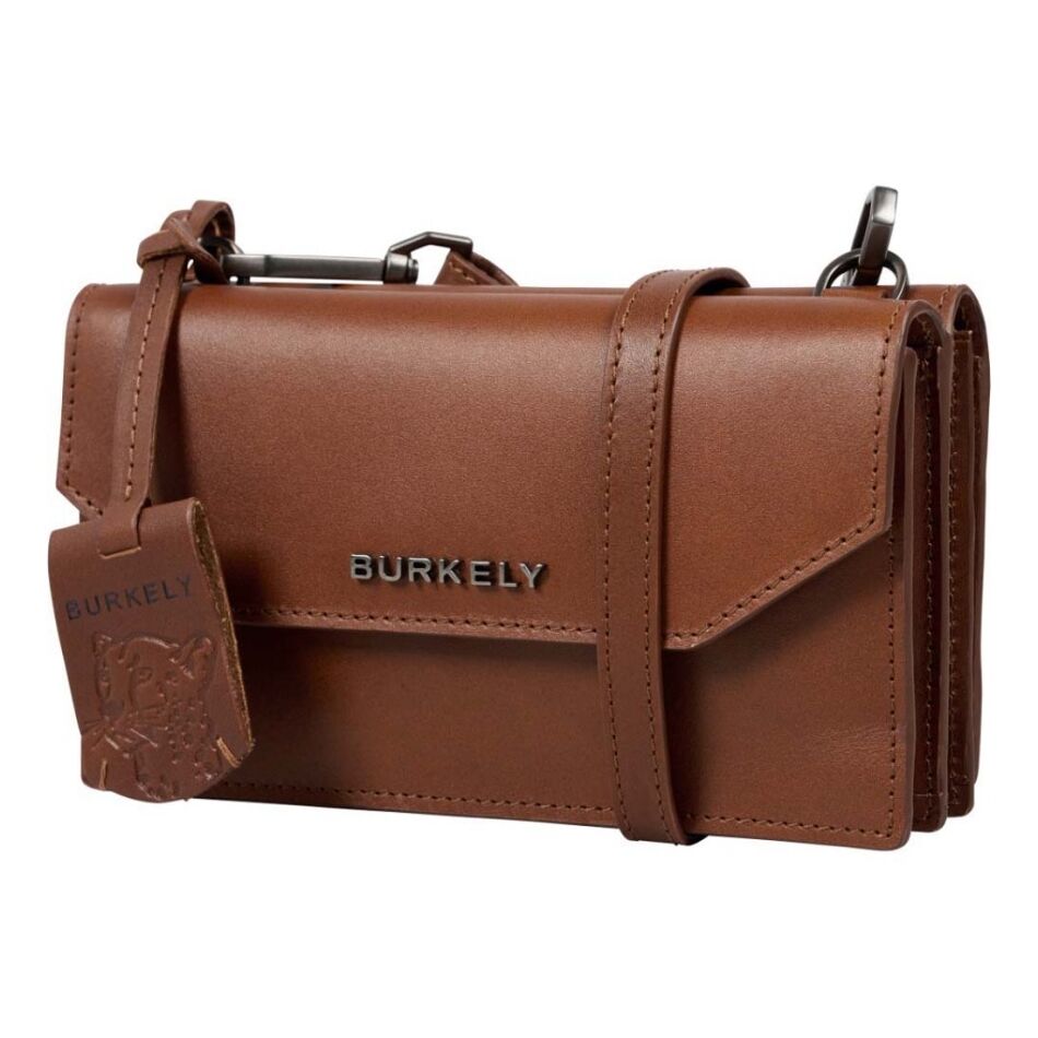 Burkely Nocturnal Nova Phone Bag Cognac | Wennekes
