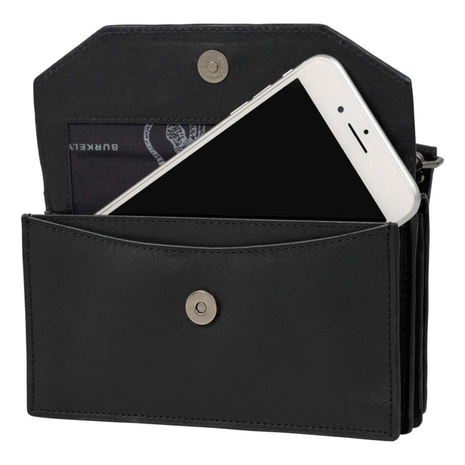 Burkely Nocturnal Nova Phone Bag Black | Wennekes