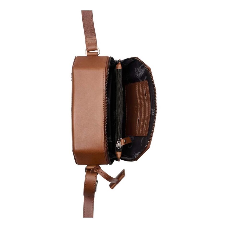 Burkely Nocturnal Nova Box Bag Cognac | Wennekes