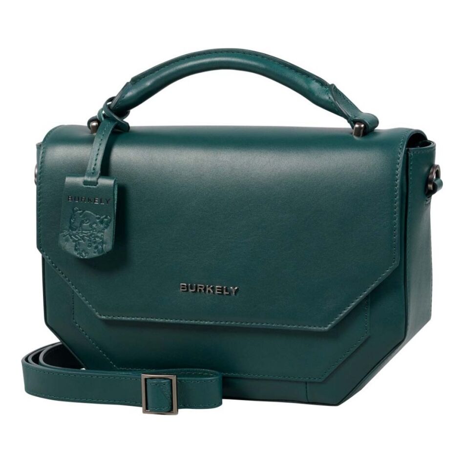 Burkely Nocturnal Nova Citybag Dark Green | Wennekes