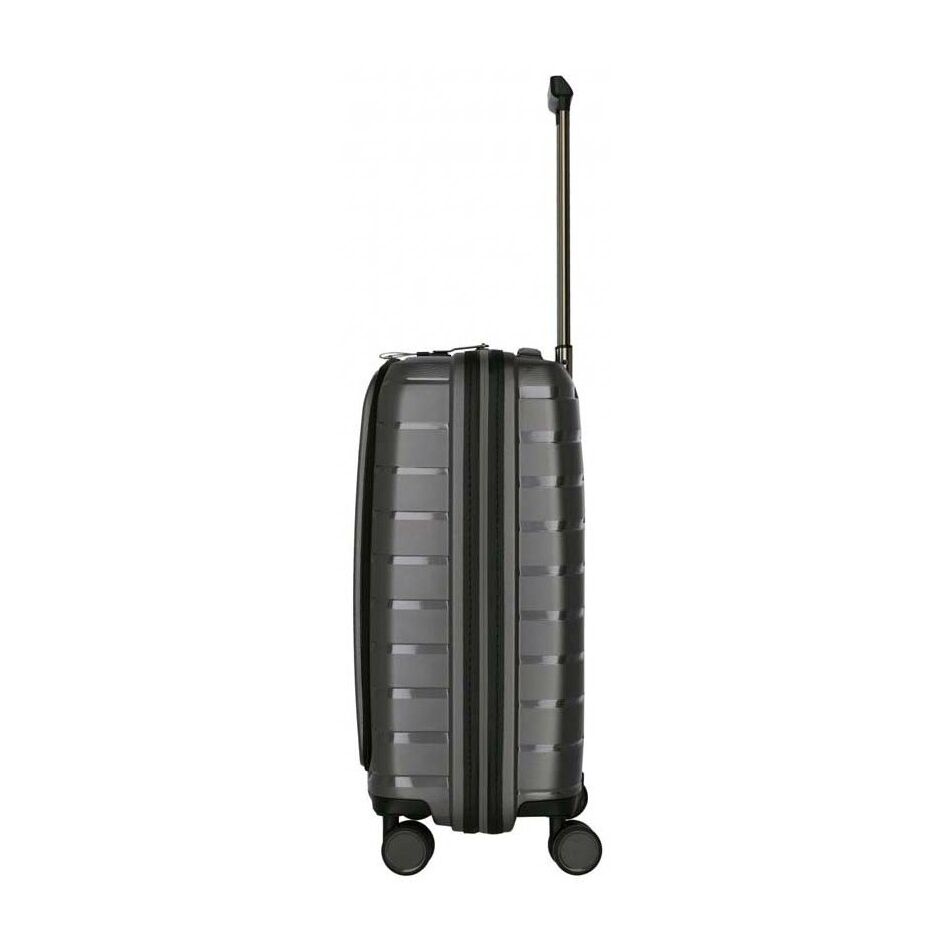 Travelite Air Base 4W Trolley S with Front Pocket Anthraciet | Wennekes