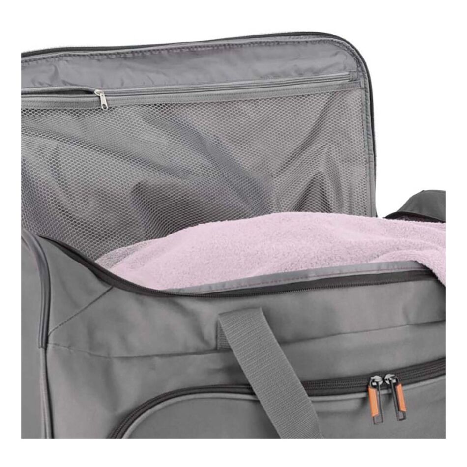 Travelite Basics Wheeled Duffle Anthraciet | Wennekes