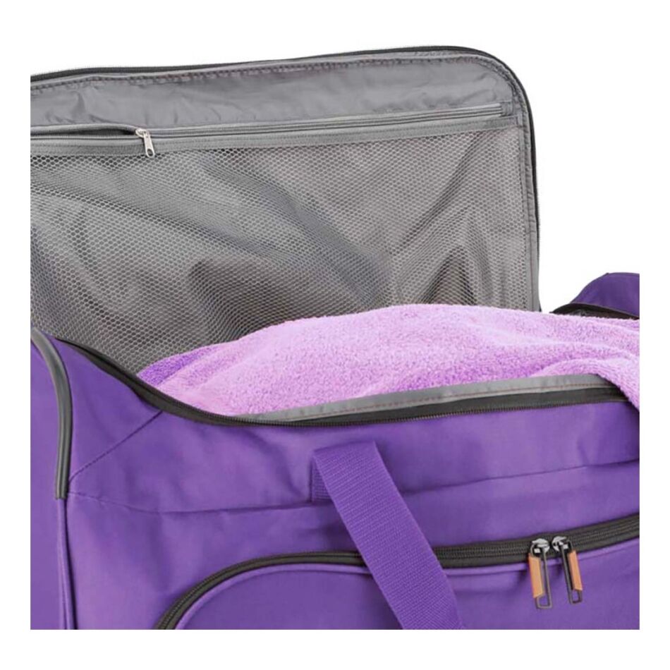 Travelite Basics Wheeled Duffle Lilac | Wennekes