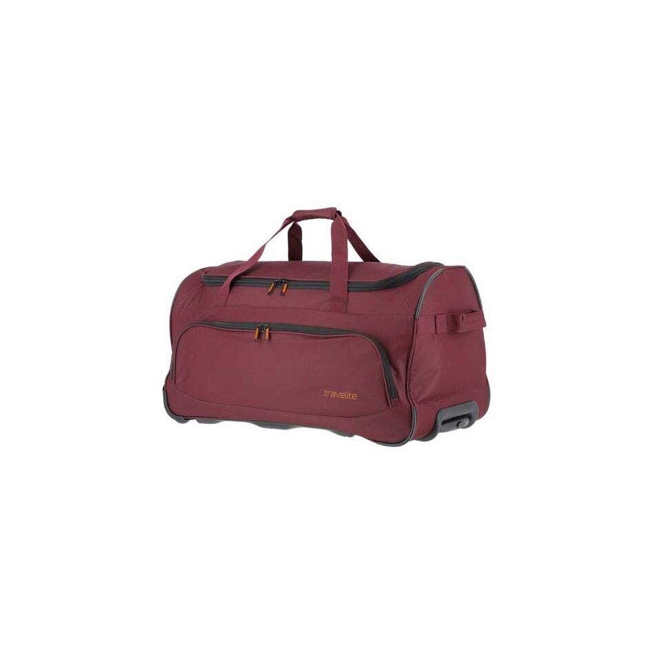 Travelite Basics Wheeled Duffle Dark Red | Wennekes