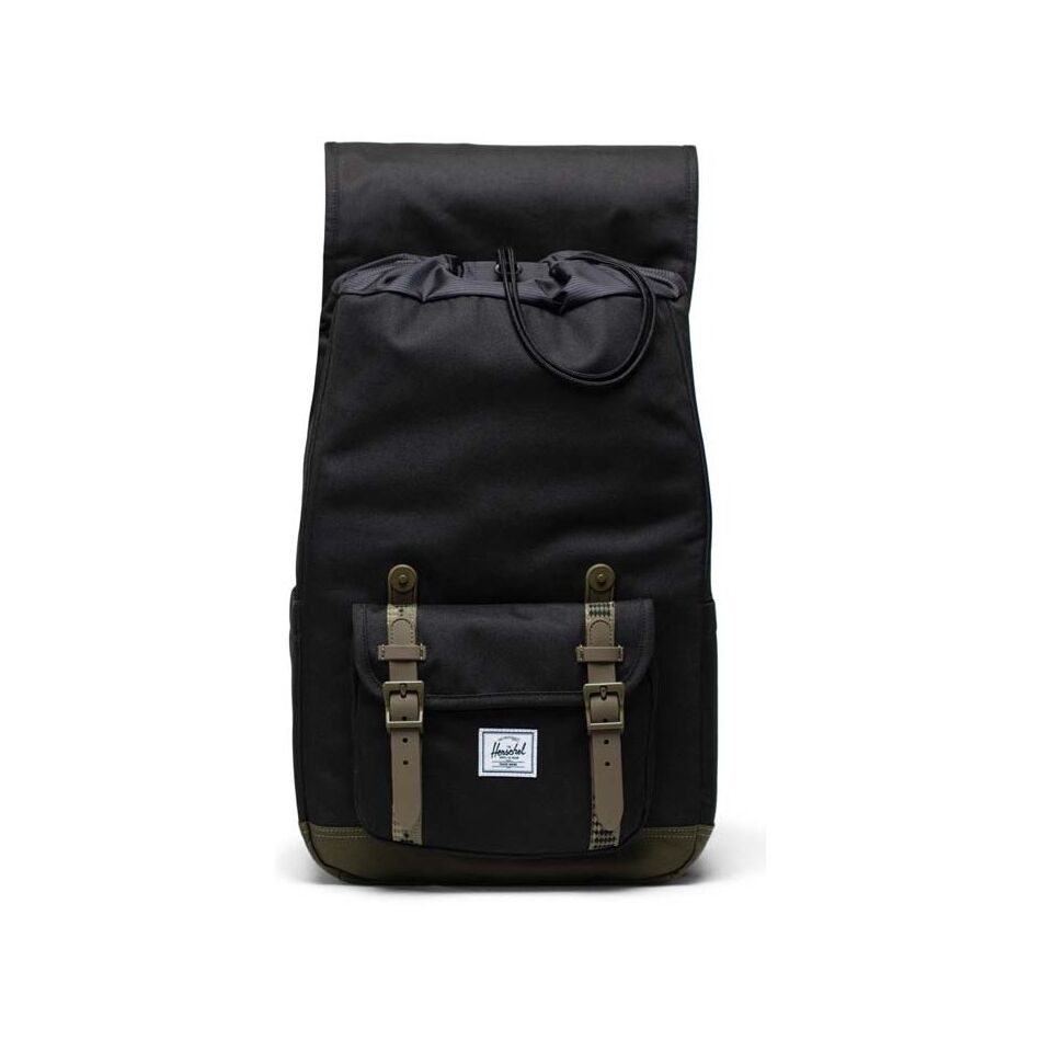 Herschel Little America Mid-Volume Black/Ivy Green | Wennekes