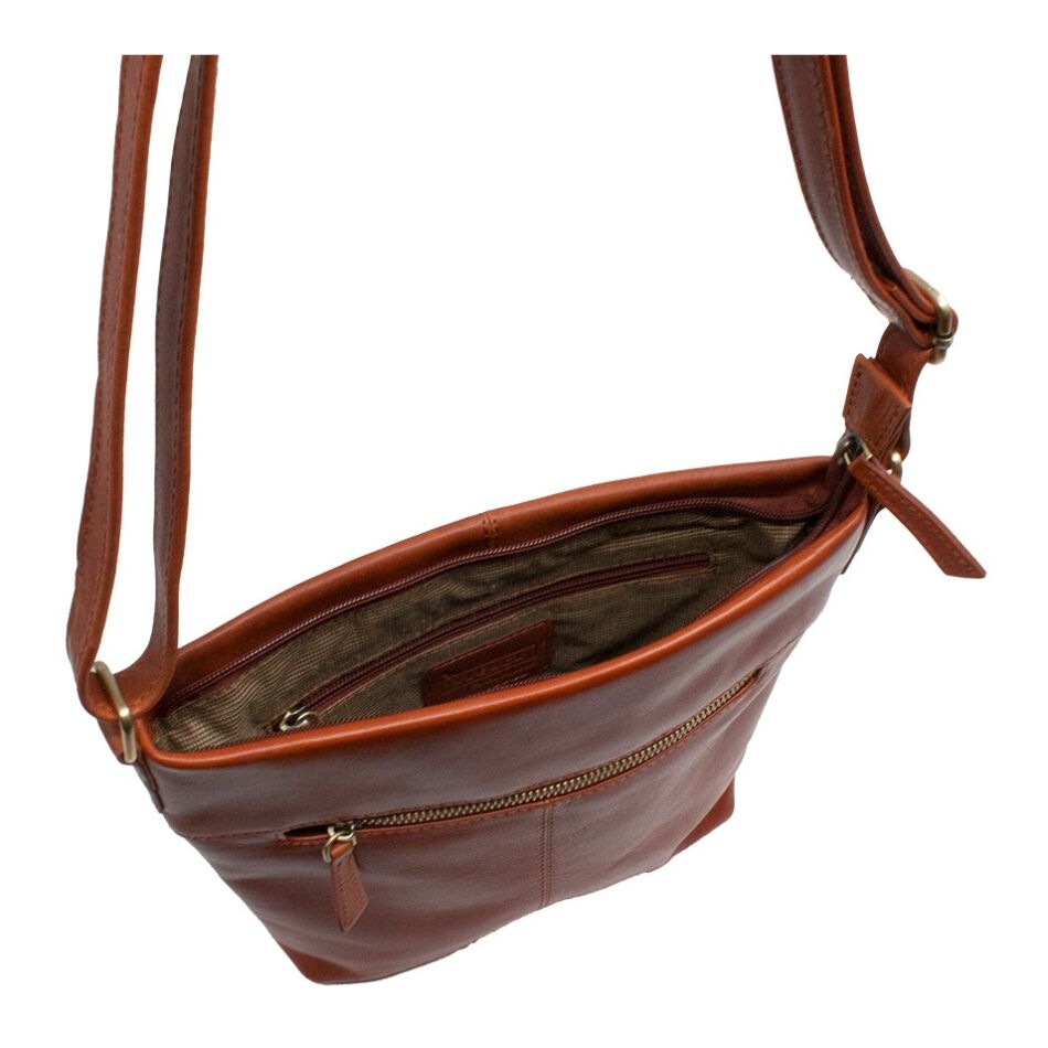 VLERCK Lenny Shoulderbag Cognac | Wennekes