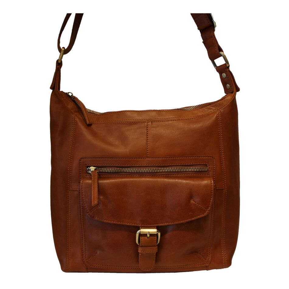 VLERCK Sonja Shoulderbag Cognac | Wennekes