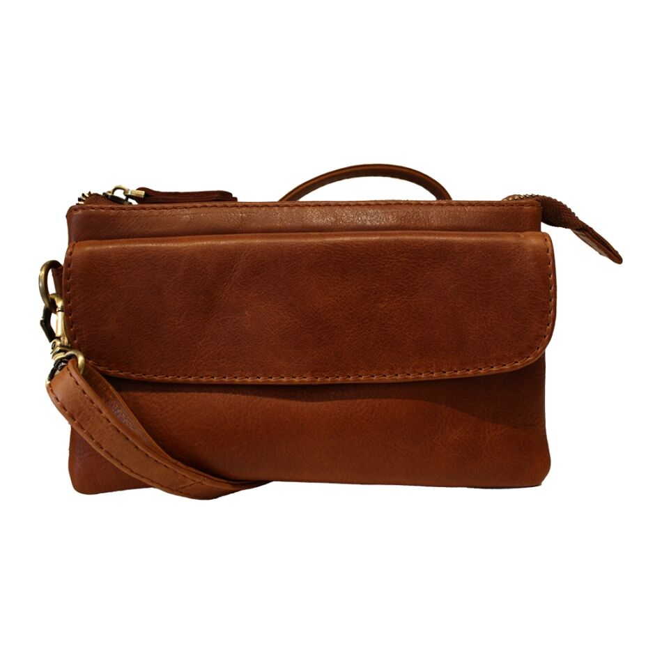 VLERCK Lara Shoulderbag Cognac | Wennekes