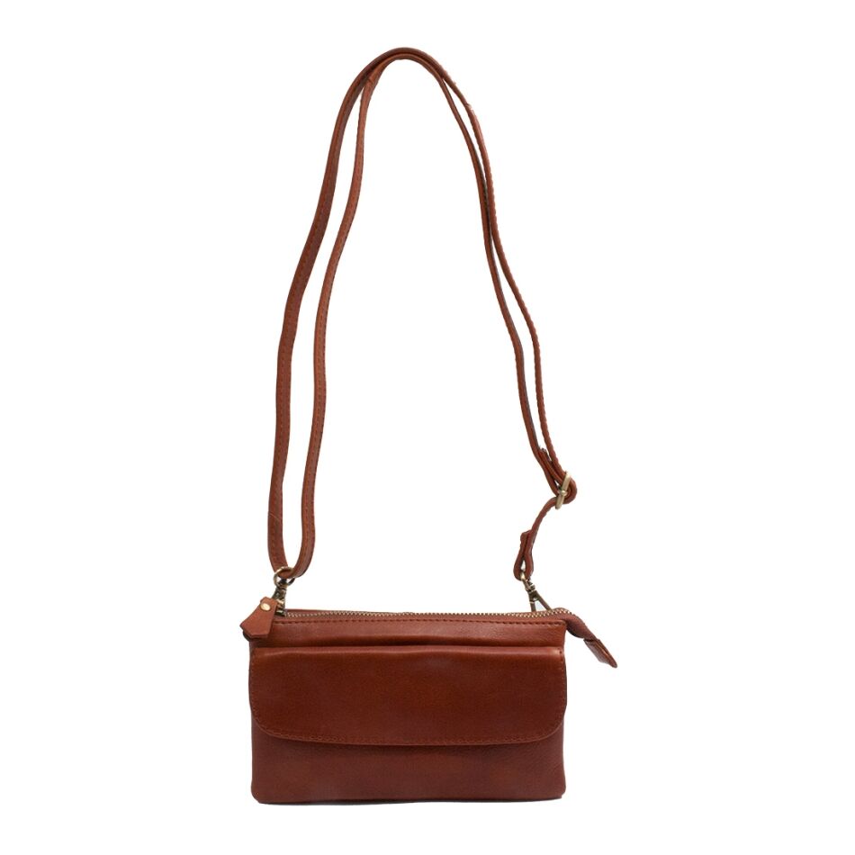 VLERCK Lara Shoulderbag Cognac | Wennekes
