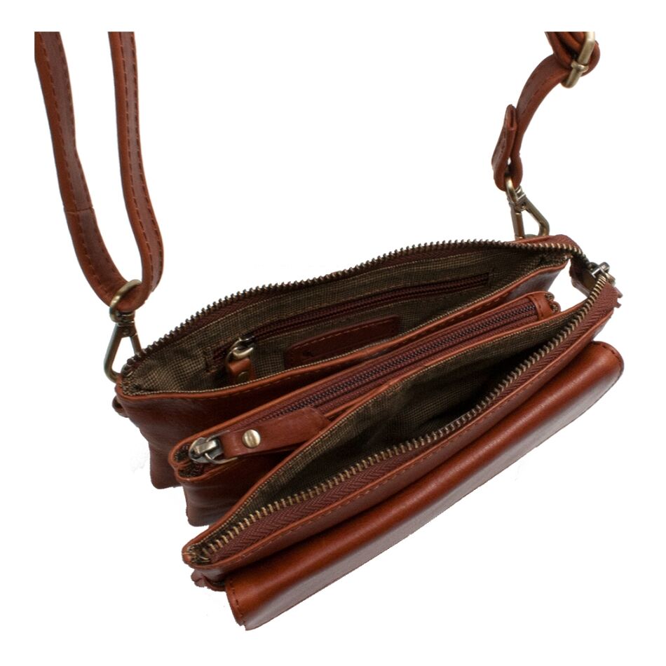 VLERCK Lara Shoulderbag Cognac | Wennekes