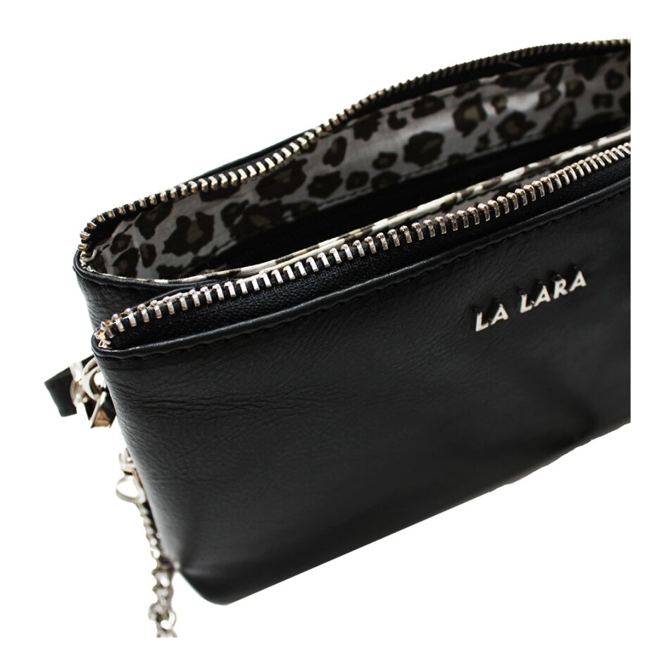 La Lara De Coco Shoulderbag Black | Wennekes