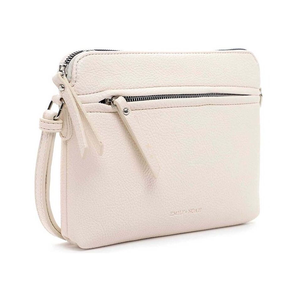 Emily & Noah Emma Handtas Middel Rits Cream | Wennekes