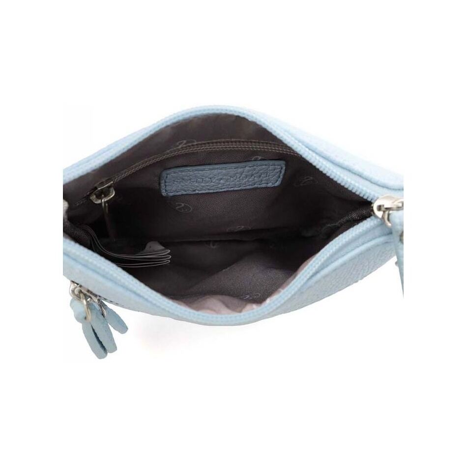 Emily & Noah Emma Handtas Klein Dubbele Rits Sky | Wennekes